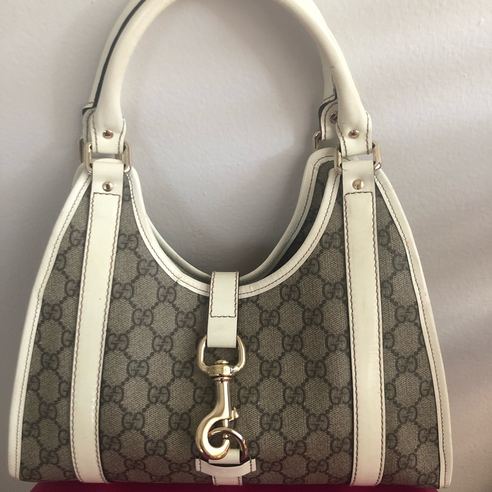 Authentic Monogram Gucci hobo handbag